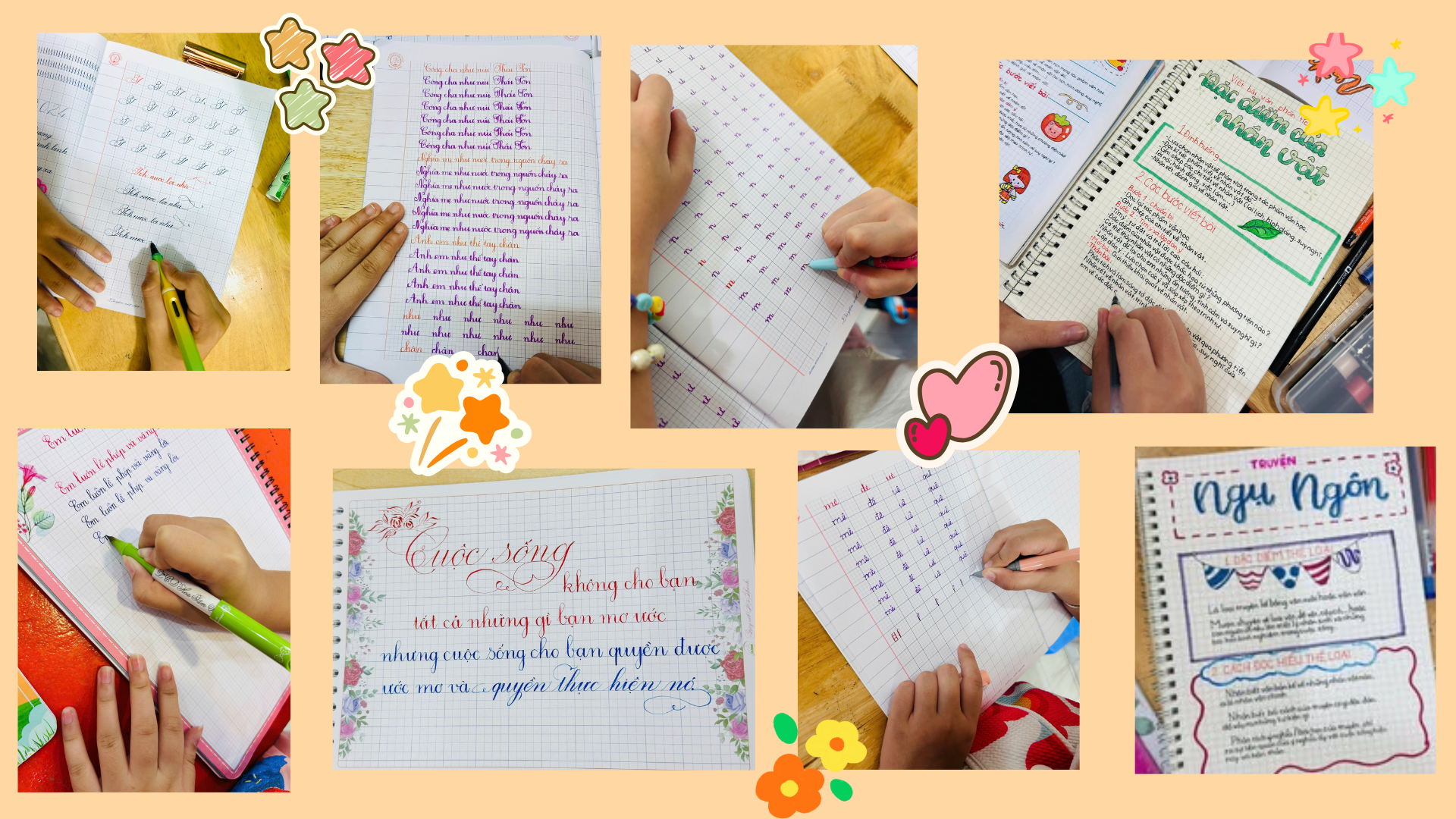 Hình ảnh lớp học 2 - Chữ đẹp Nét Ngọc